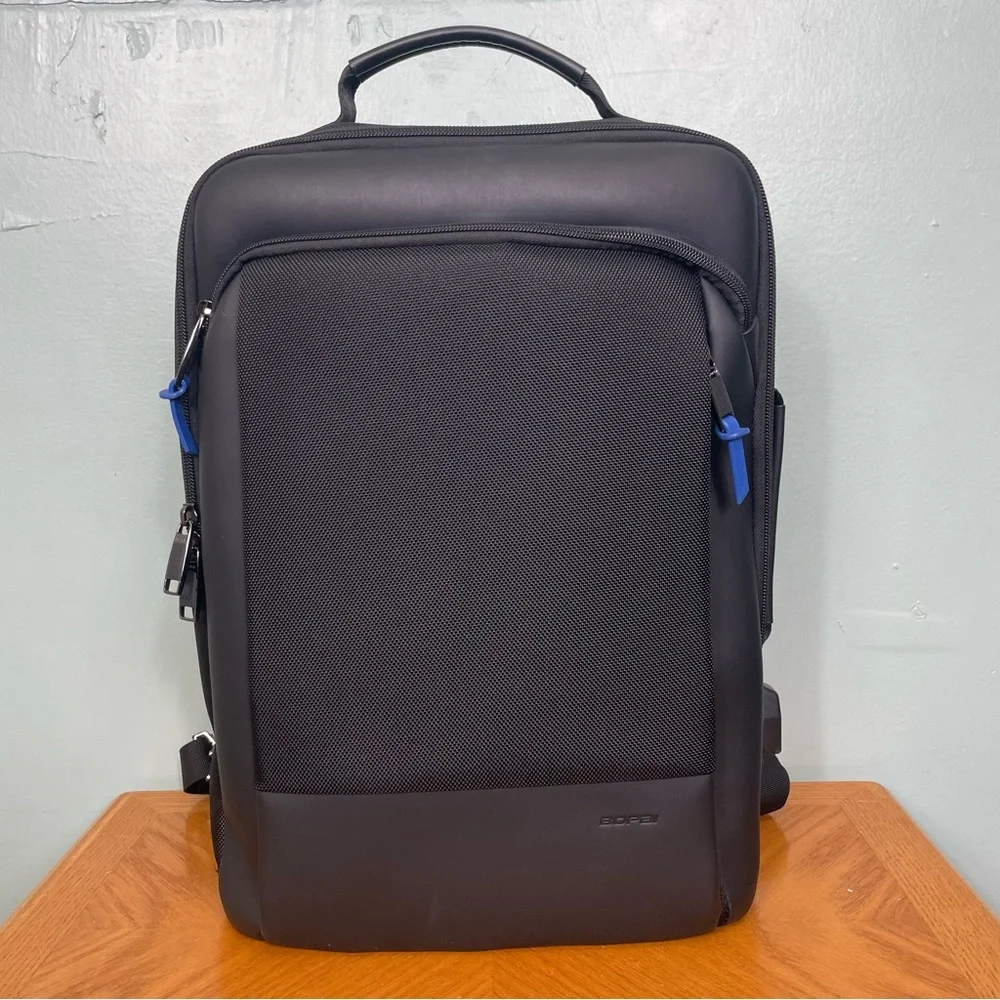 Bopai Camel‎ Mountain The GUI Tech Backpack USB Laptop Waterproof Black